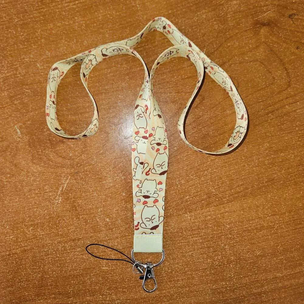 Pompompurin Lanyard Sweet Golden Retriever Vibes for Your Everyday Carry
